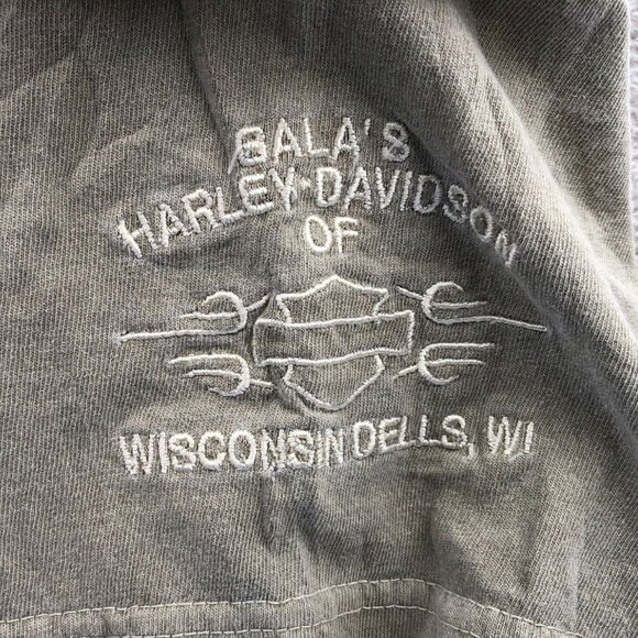 Vintage Harley-Davidson Men's T-Shirt Size XL Short Sleeve Embroidered - Picture 6 of 13